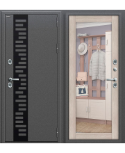 Дверь с терморазрывом входная металлическая Оптим Термо 220 Антик Серебро / Wenge Veralinga