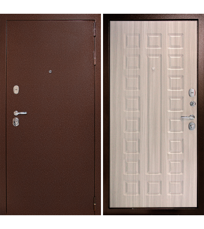 Входная дверь Гарант-1 Сандал белый