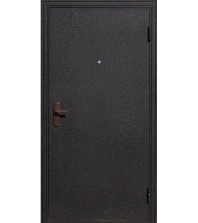 Дверь металлическая АМД-1 черный шелк