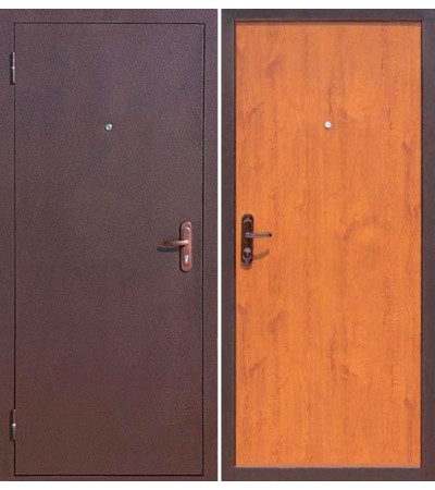 Дверь металлическая Стройгост 5-1 Металл/Золотистый дуб