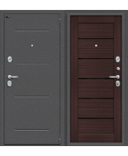 Дверь входная металлическая Porta S 104.П22 Антик Серебро / Cappuccino Veralinga