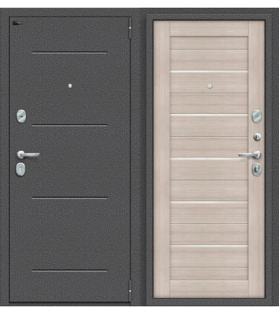 Дверь входная металлическая Porta S 104.П22 Антик Серебро / Bianco Veralinga