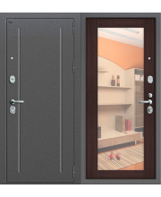 Дверь входная металлическая Groff Т2-220 Антик Серебро / Cappuccino Veralinga