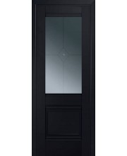 Межкомнатная дверь Профиль Дорс 2U черно-матовый