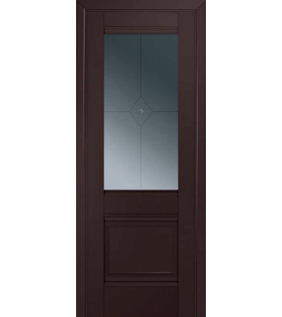 Межкомнатная дверь Профиль Дорс 2U темно-коричневый